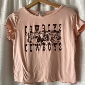 Ruby and lace cowboys shirt size large runs small